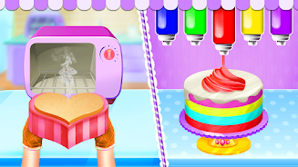 Sweet Cake Maker Cake Game Schermafbeelding 1