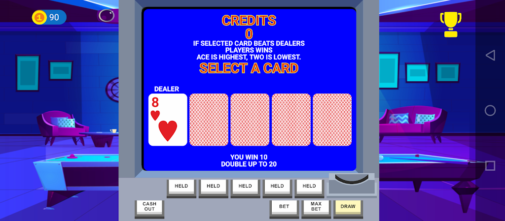 Video Poker Big Bet Captura de tela 3