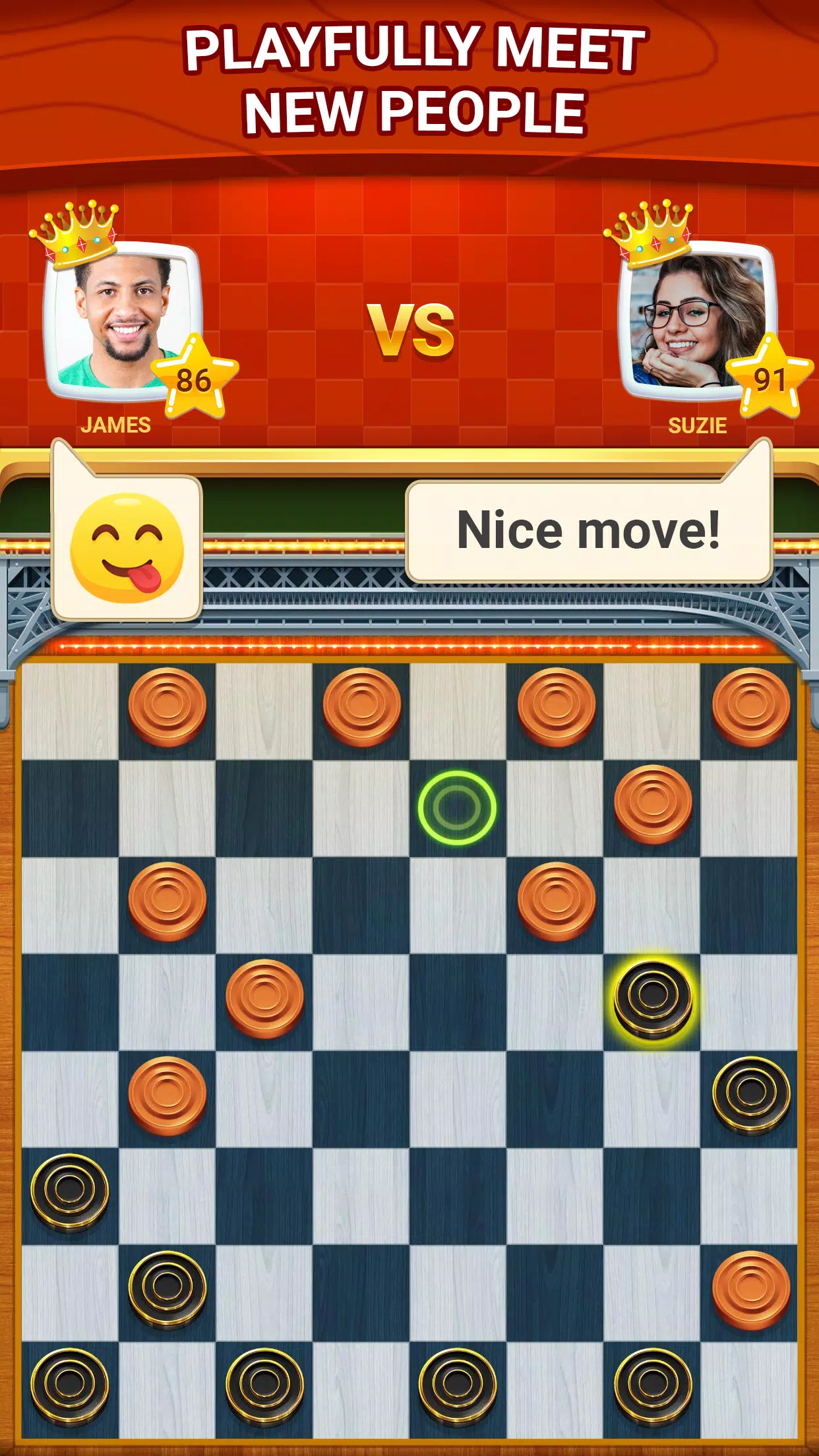 Checkers - Online & Offline Screenshot 3