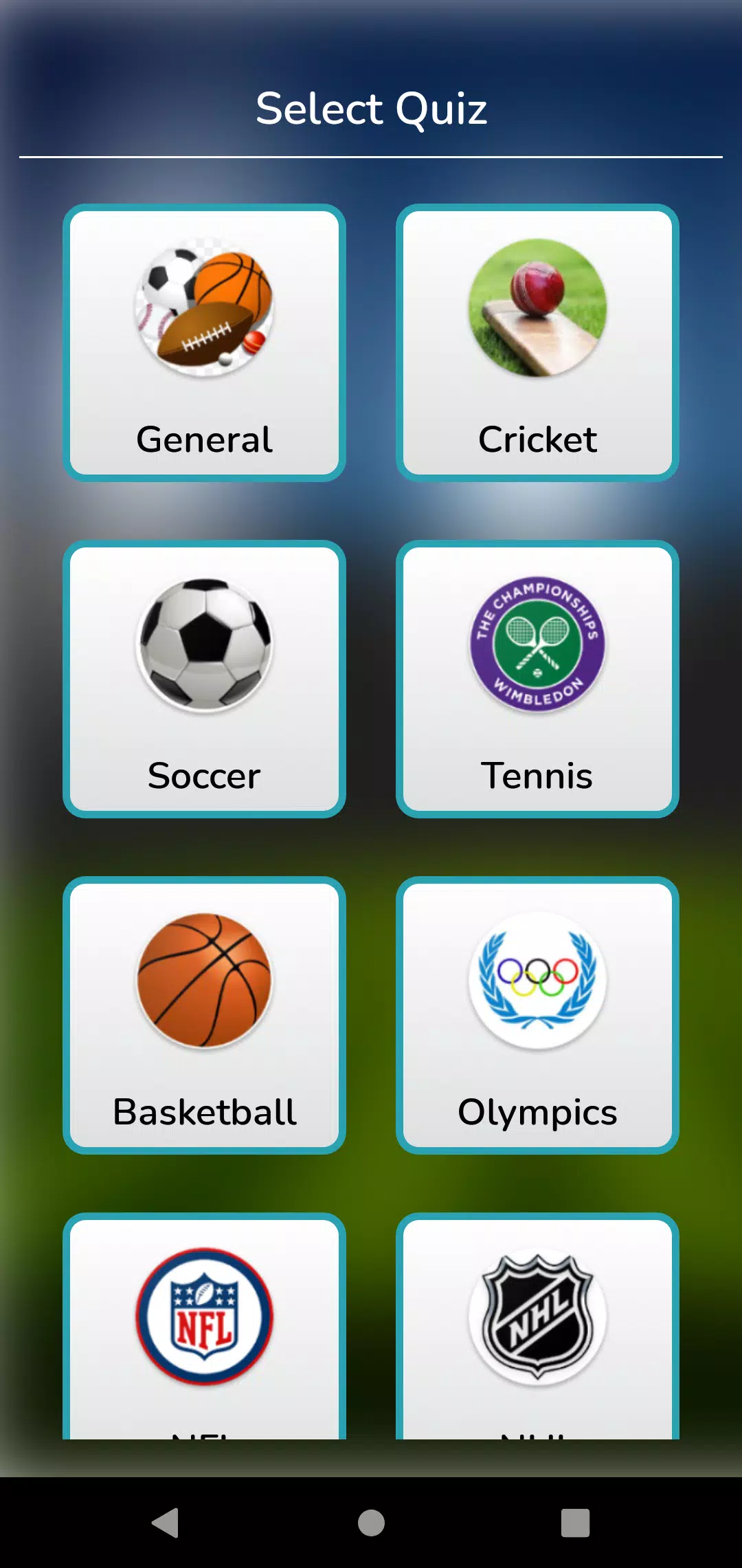 World Sports Quiz应用截图第2张