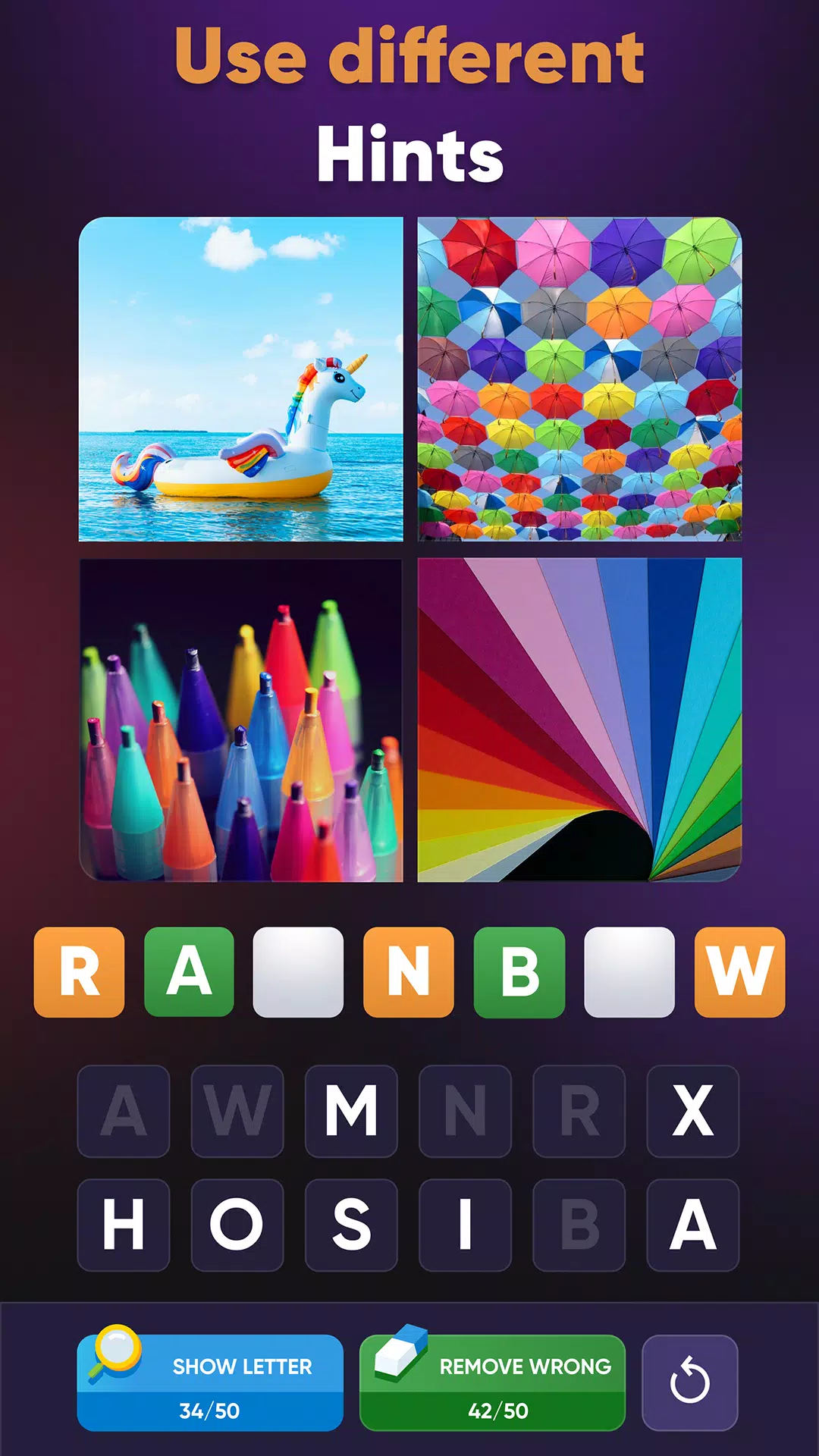 4 Pics Association Word Puzzle應用截圖第2張