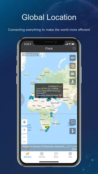 iTrack - GPS Tracking System Tangkapan skrin 1
