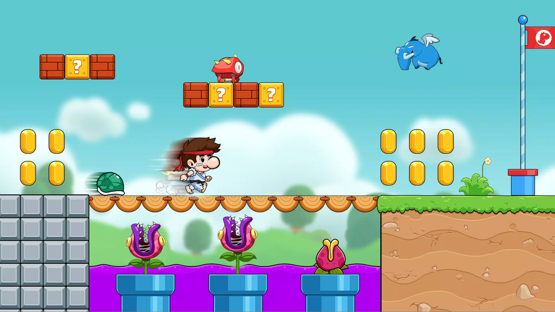 Bean's World Super: Run Games ဖန်သားပြင်ဓာတ်ပုံ 4