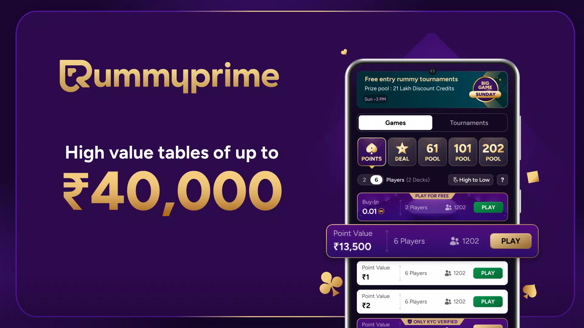 RummyPrime - Rummy Cash Game Tangkapan skrin 3