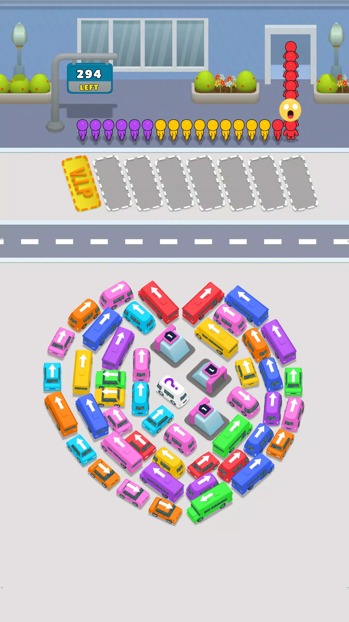 Bus Match Puzzle: Bus Shuffle Schermafbeelding 3