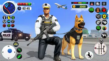 US Police Dog Games : Airport Crime Police Games Capture d'écran 1