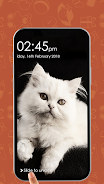 Kitty Cat Pin Lock Screen Captura de pantalla 2