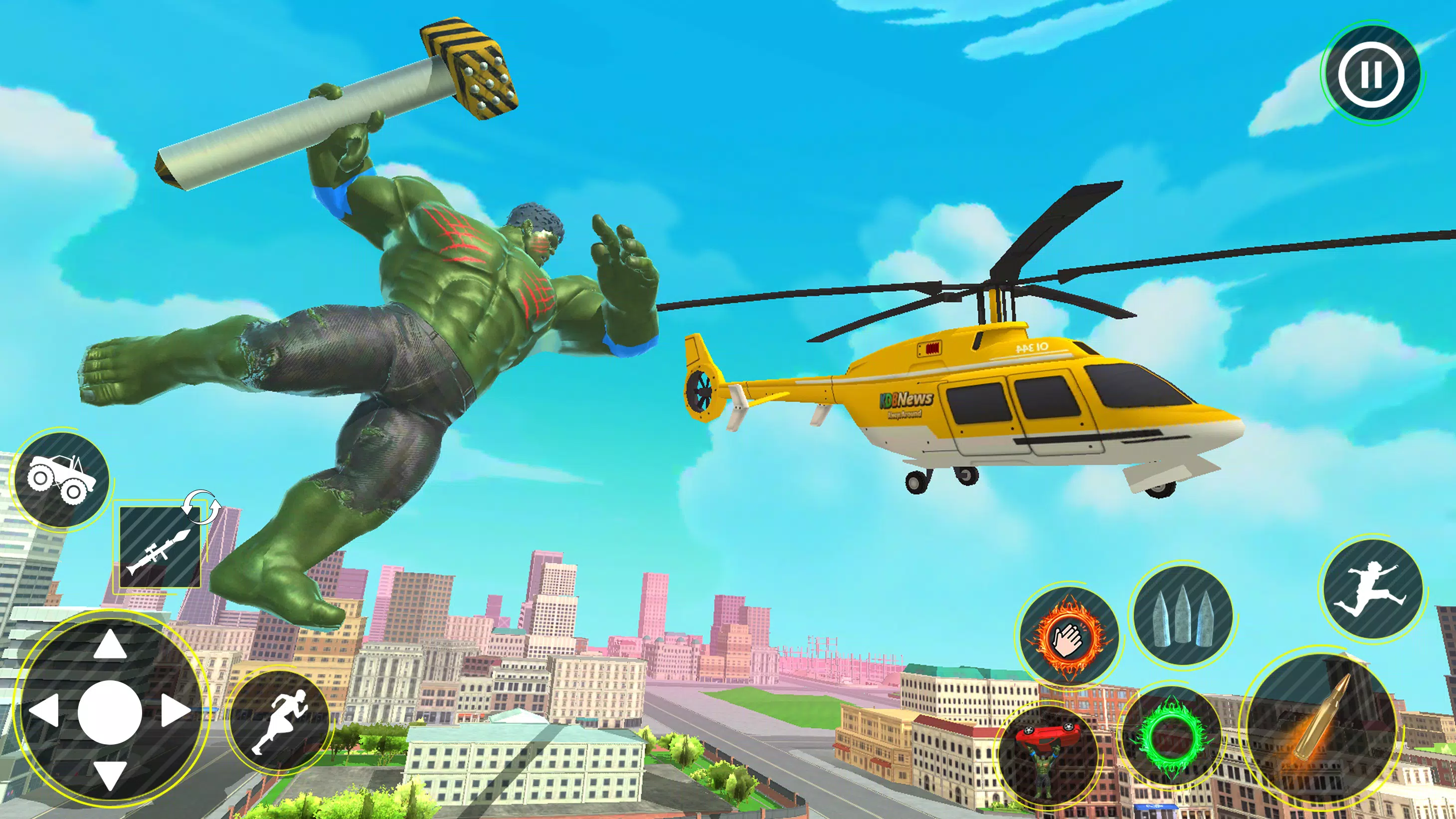 Incredible Monster Hero 3D War スクリーンショット 2