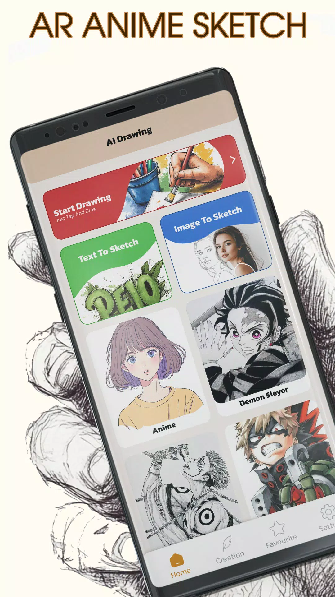AR Anime Sketch: Trace & Draw Screenshot 1