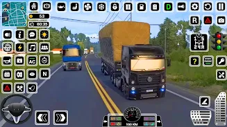 Euro Truck Simulator 3D - Real Tangkapan skrin 1