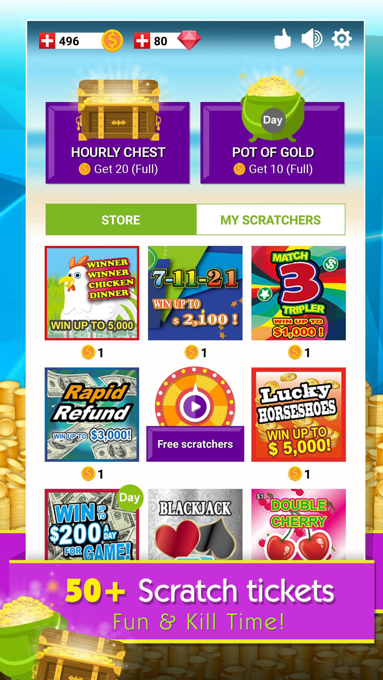 Scratcher & Clicker ဖန်သားပြင်ဓာတ်ပုံ 3