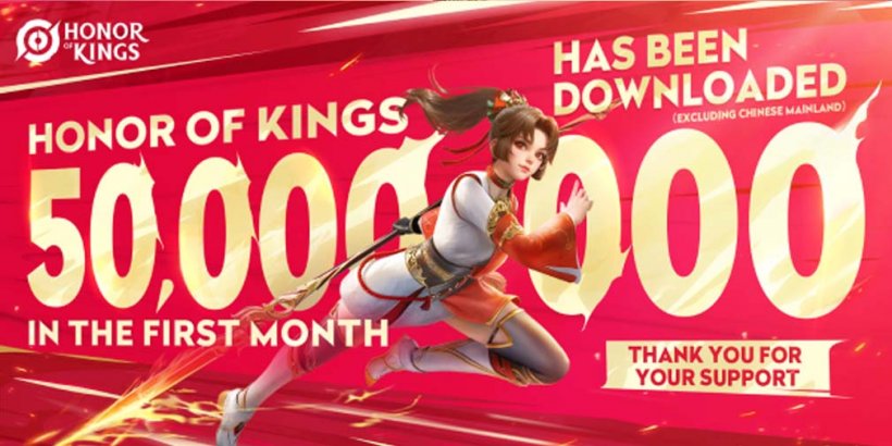 Honor of Kings domina gli app store con 50 milioni di download globali