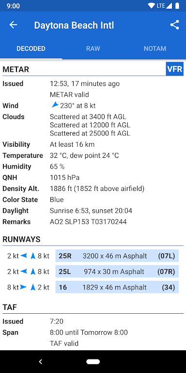 Avia Weather – METAR & TAF Mod应用截图第2张