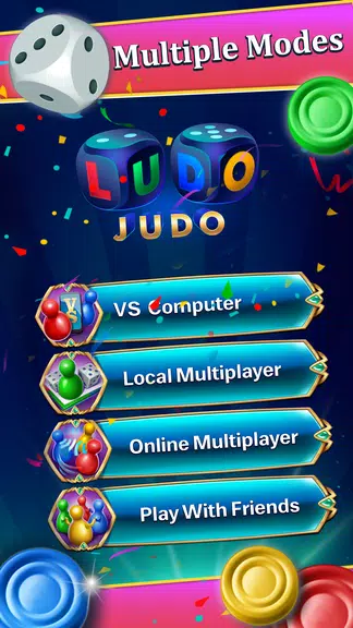 Ludo Judo - New Ludo Game of 2 Ảnh chụp màn hình 1