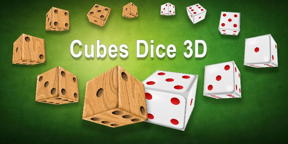 Cubes Dice 3D Schermafbeelding 1