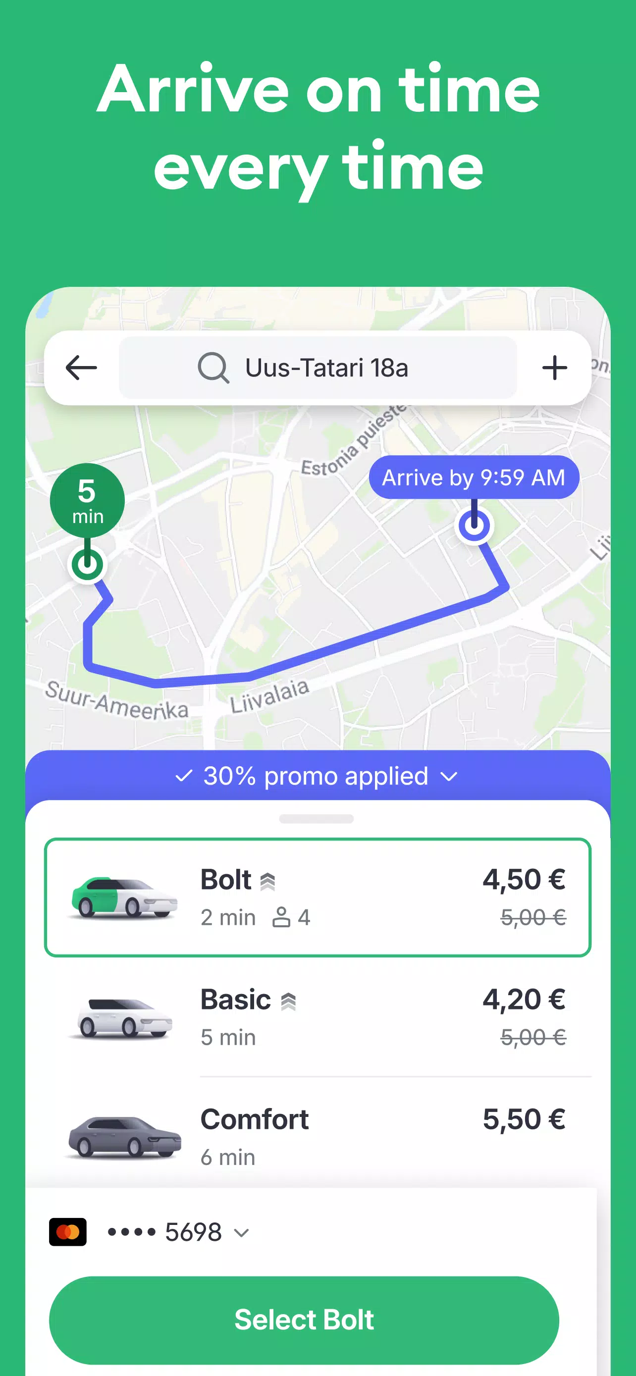 Bolt: Request a Ride Screenshot 2