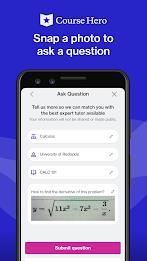Course Hero: AI Homework Help Schermafbeelding 1