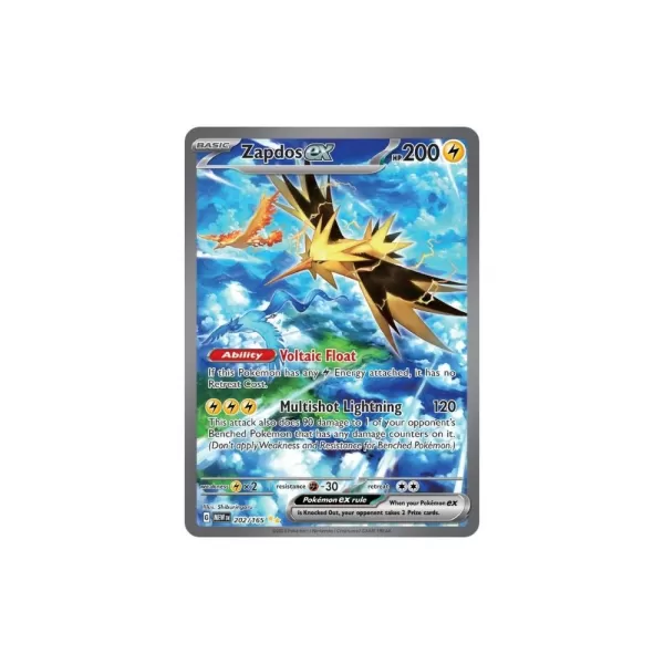 Zapdos ex 202/165