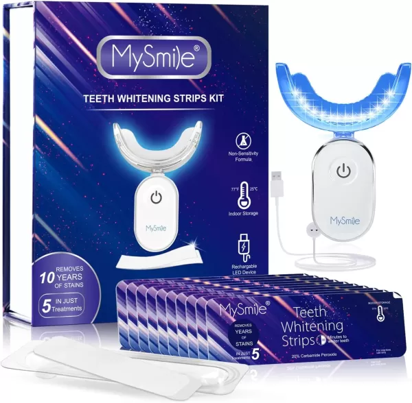 MySmile Non-Sensitive 10Pcs Teeth Whitening Strips Kit