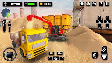 Heavy Sand Excavator 3D Sim Ekran Görüntüsü 3