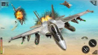 Combat Fighting Airplane Games スクリーンショット 2