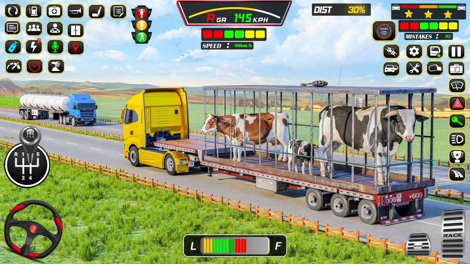 Farm Tractor Driving Game Schermafbeelding 3