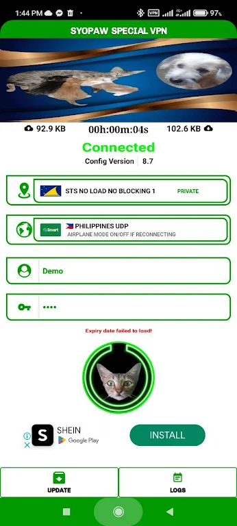 Syopaw Special VPN ဖန်သားပြင်ဓာတ်ပုံ 1