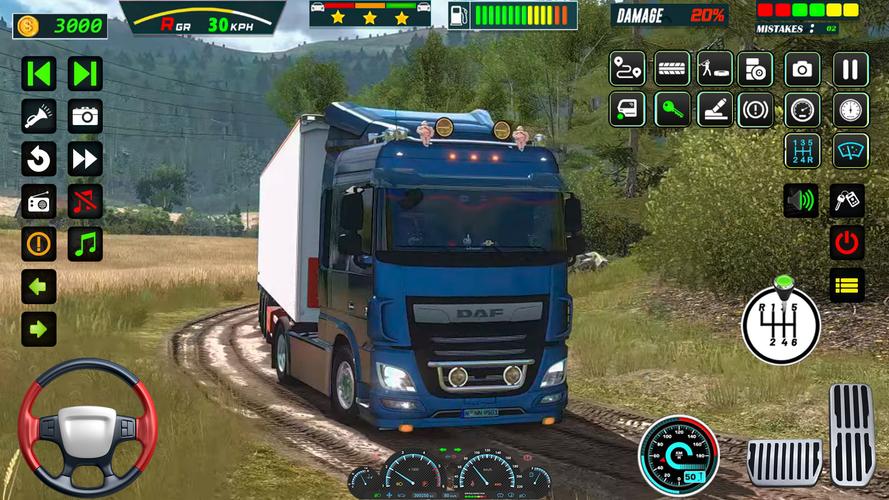 Highway Truck Simulator 2023 ဖန်သားပြင်ဓာတ်ပုံ 4