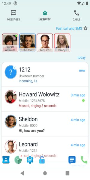 Smart Notify - Dialer & SMS Captura de pantalla 3