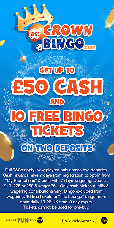 Crown Bingo: Bingo Jackpots & Online Slots Screenshot 2