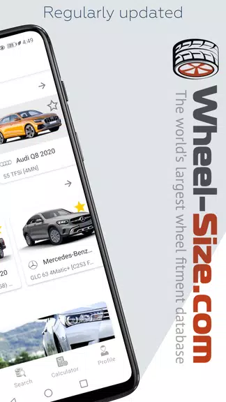 Wheel Size - Fitment database Screenshot 4