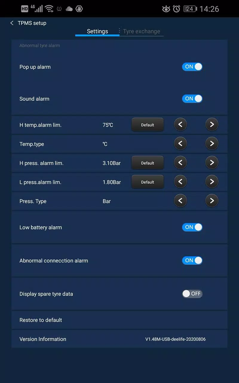 Deelife TPMS for MU7J MU9F 스크린샷 1