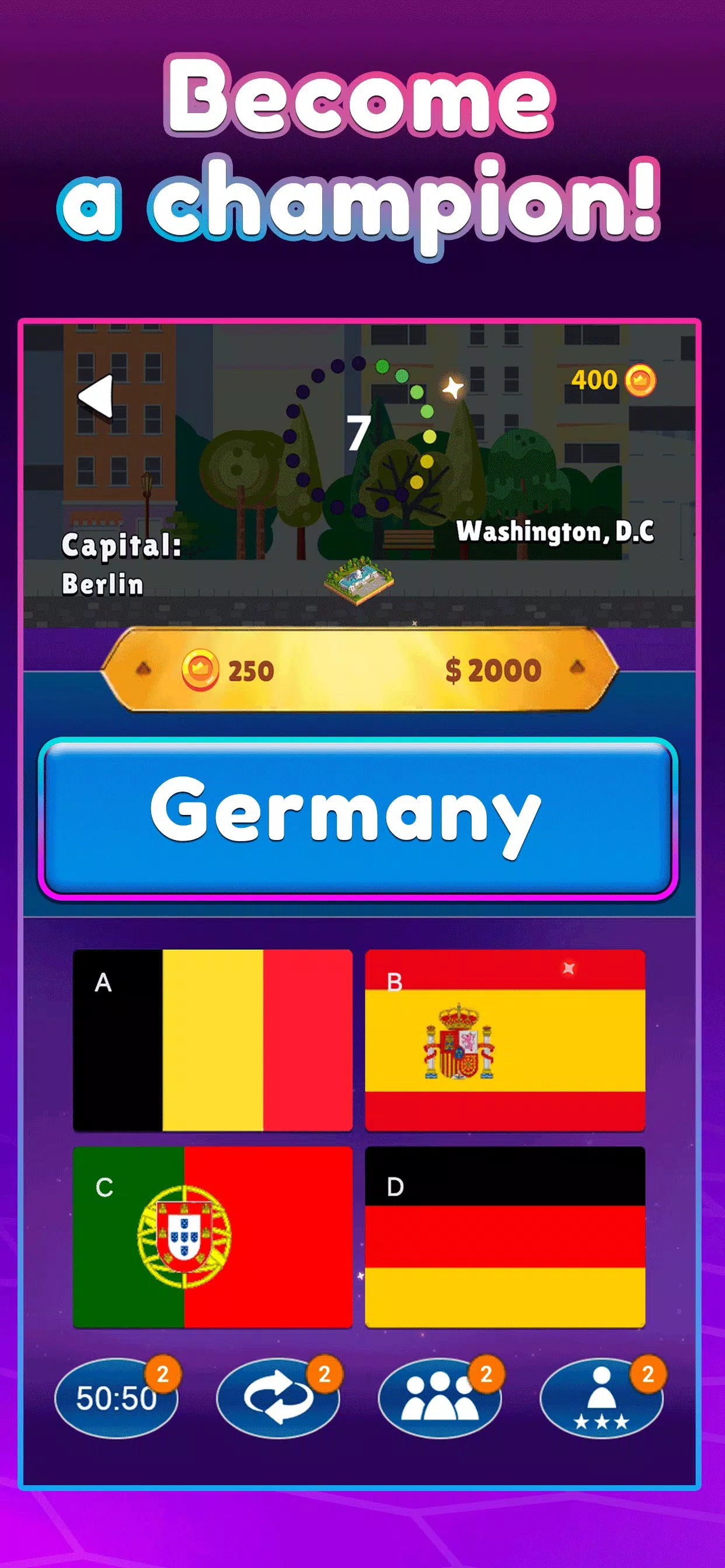 Millionaire Trivia : Game Quiz Capture d'écran 4