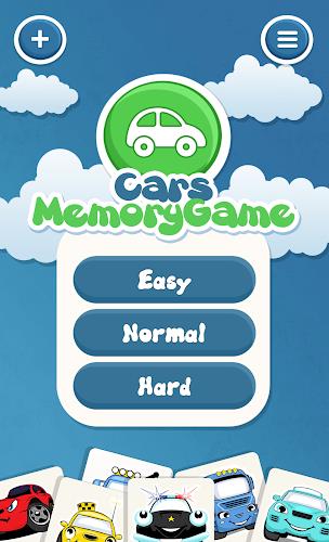 Schermata Cars memory game for kids 1