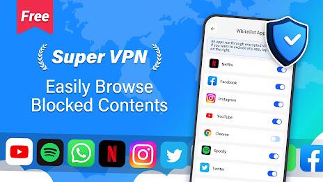 Schermata Super VPN 3