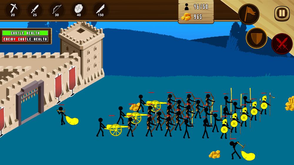 Stickman Age: Stick War Battle Schermafbeelding 3