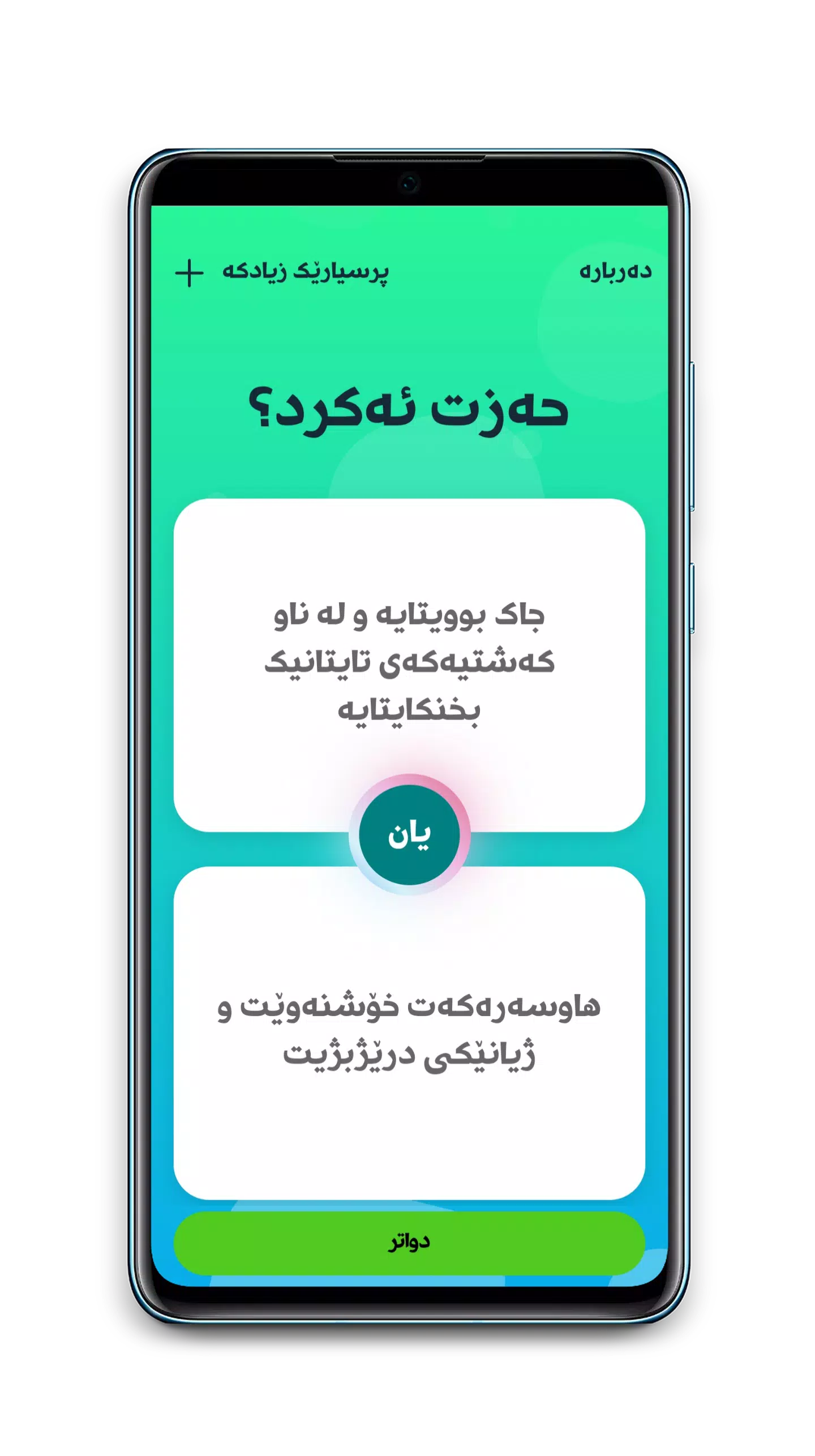 حەزت ئەکرد؟ Capture d'écran 2