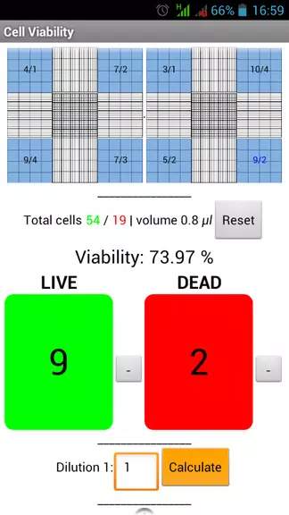 Cells Calculator Скриншот 4