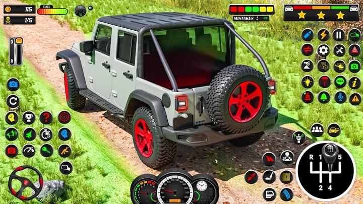 Offroad Jeep 4x4 Driving Games Schermafbeelding 2