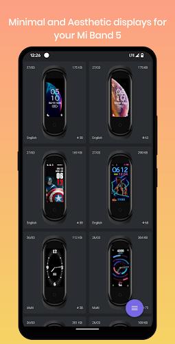 Mi Band 5 Watch Faces ภาพหน้าจอ 2