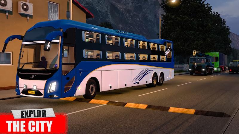 Euro Coach Bus Driving Games Zrzut ekranu 1