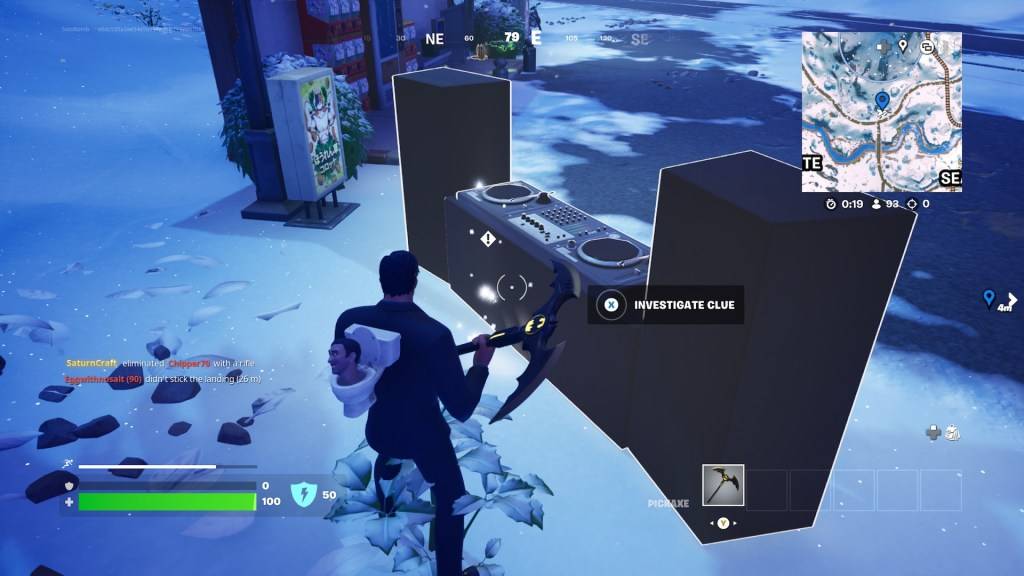 A turntable in Fortnite