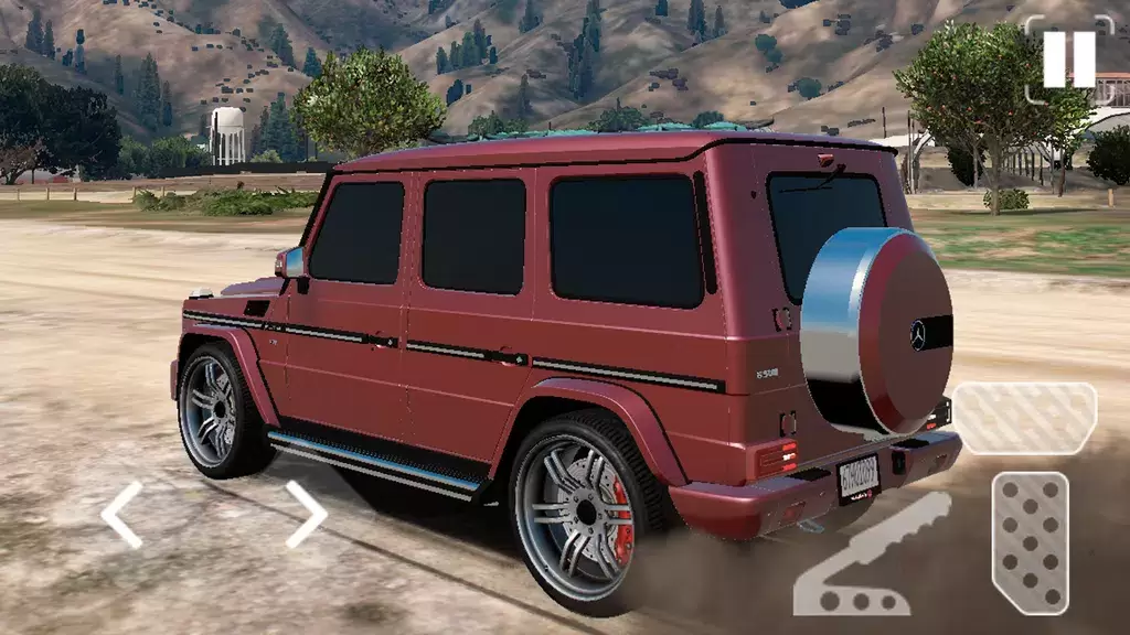 Offroad Mercedes G Car Driver Schermafbeelding 4