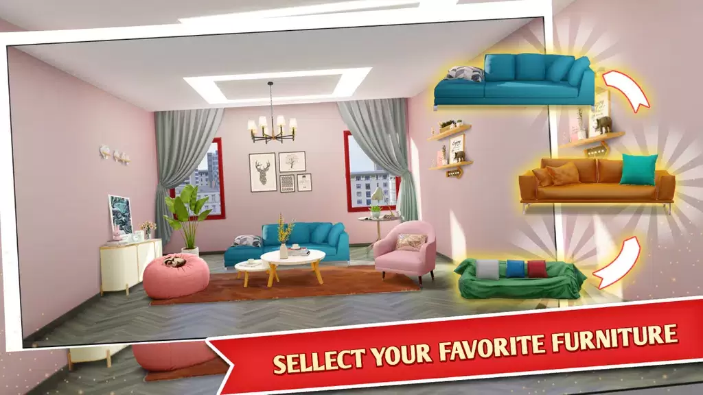 Schermata Home Dreams: Puzzle & Decor 3