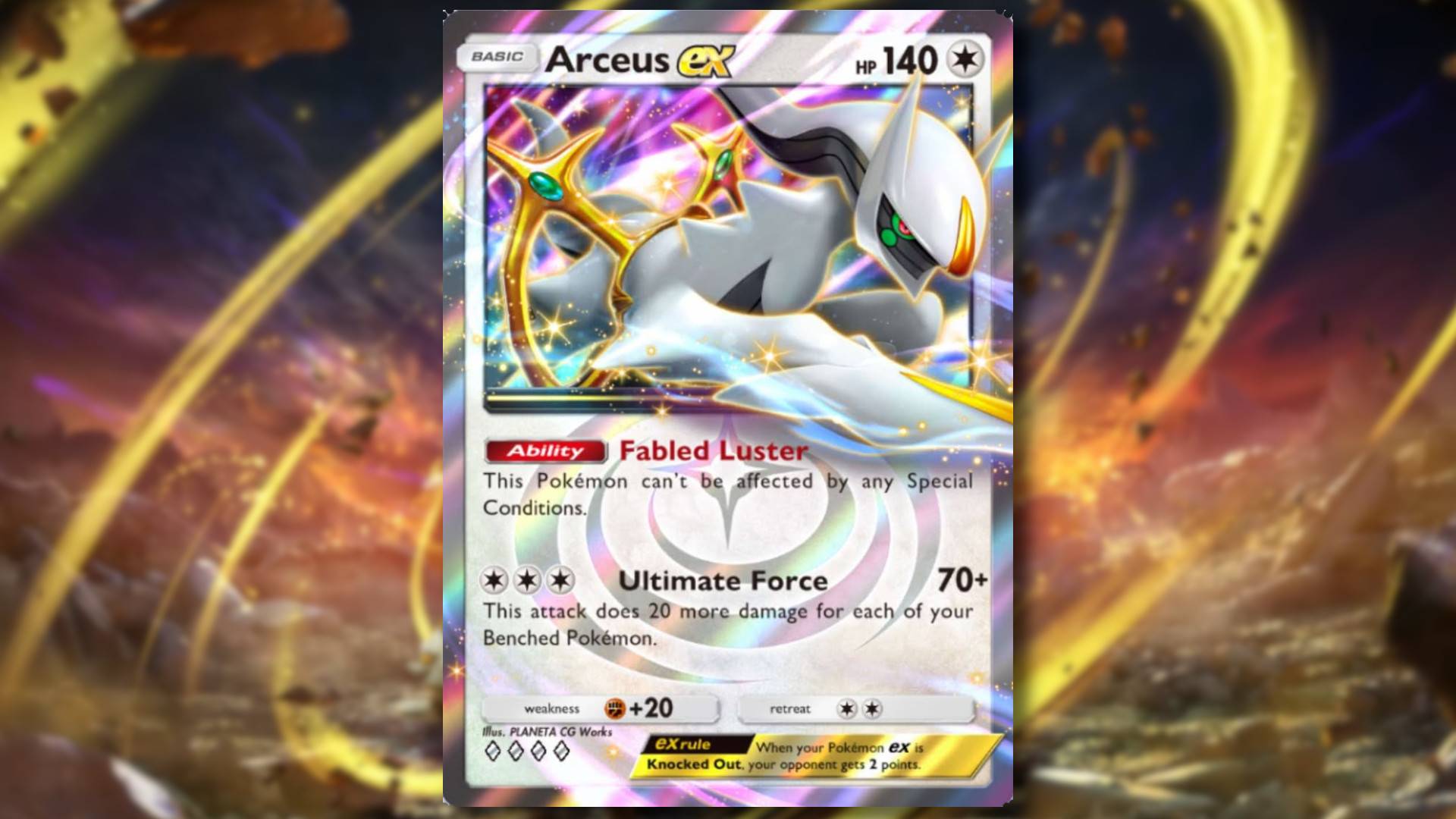 포켓몬 TCG 포켓을위한 상단 Arceus EX 데크