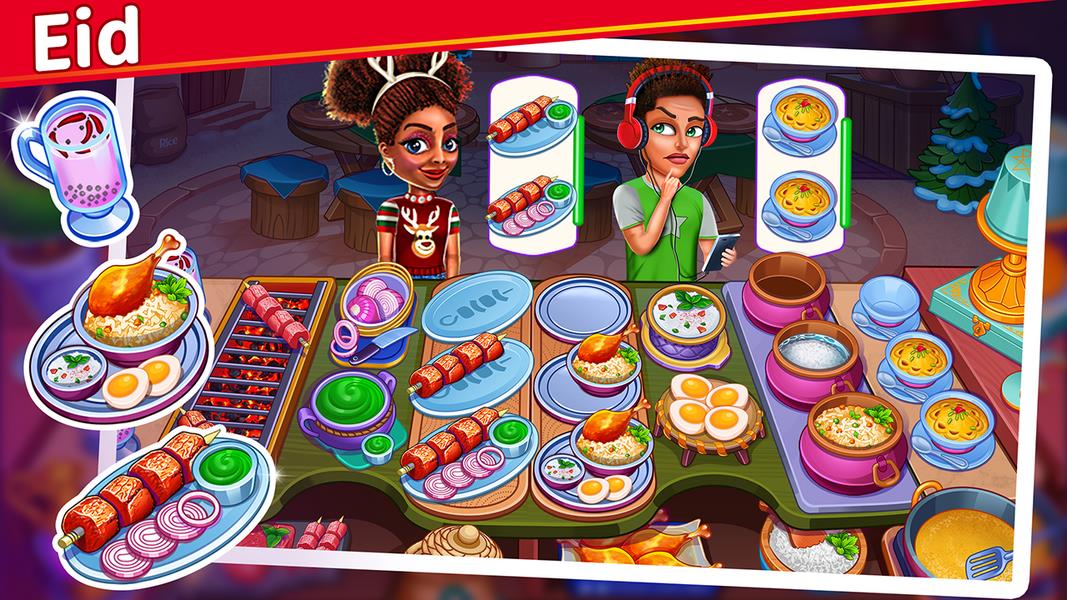 Schermata Christmas Food Shop - Cooking Restaurant Chef Game 4