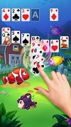 Solitaire Fish Klondike Card Tangkapan skrin 3