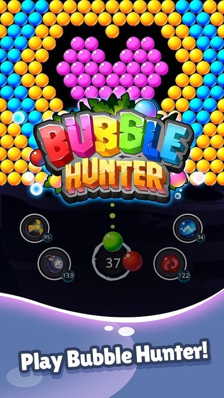 Bubble Hunter Captura de tela 1