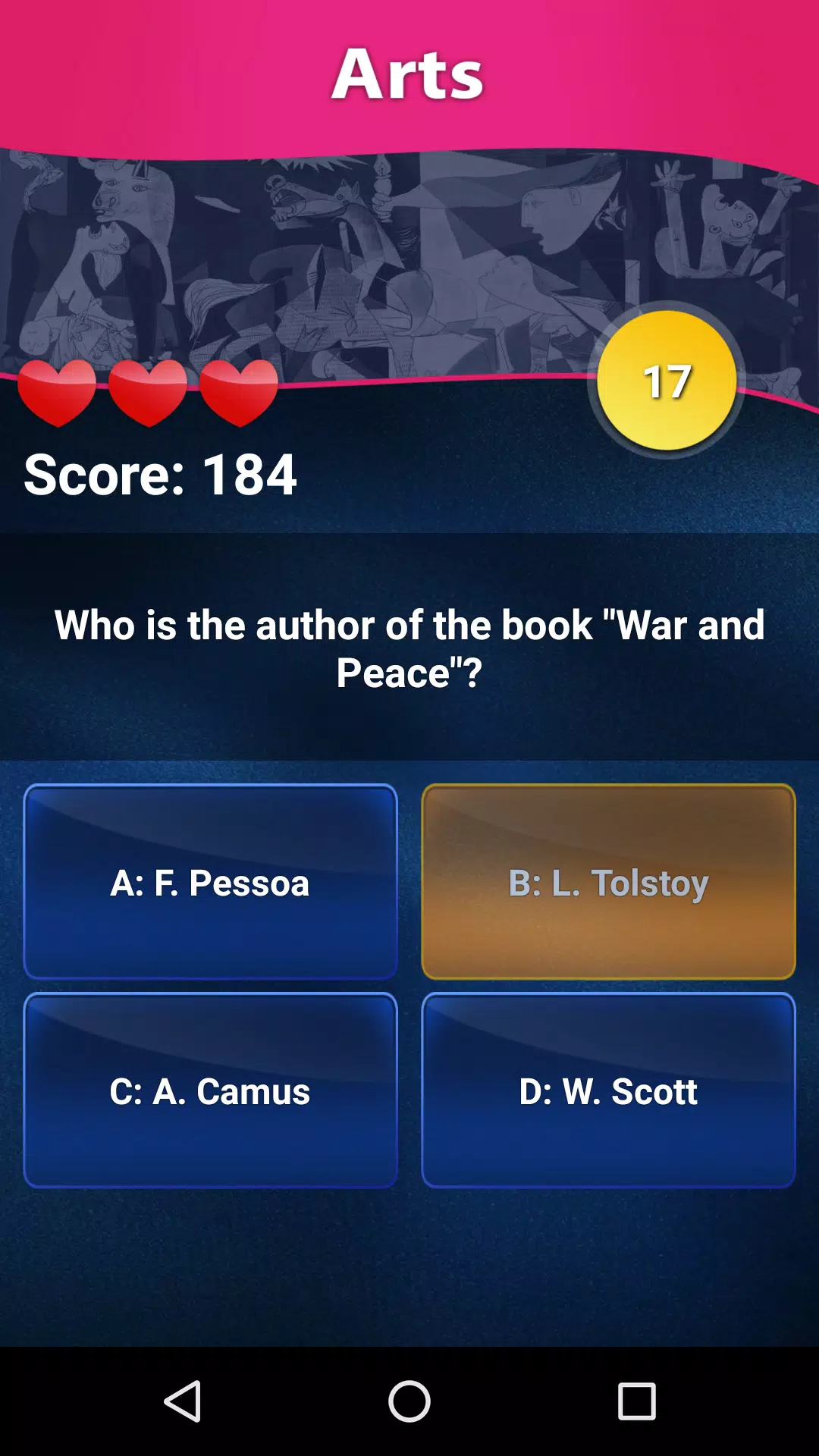 Quiz of Knowledge Game Captura de pantalla 3
