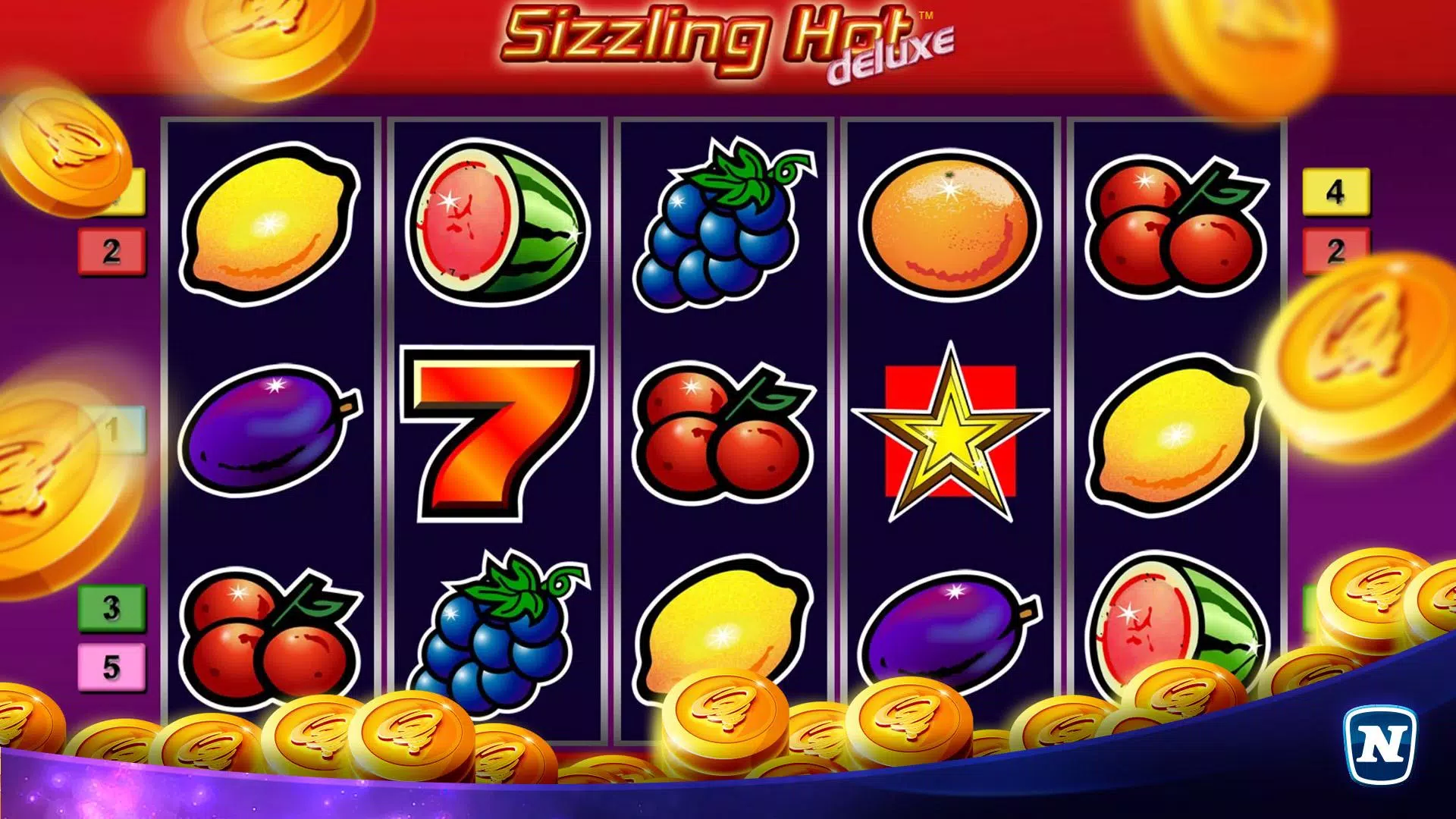 Sizzling Hot™ Deluxe Slot Schermafbeelding 1